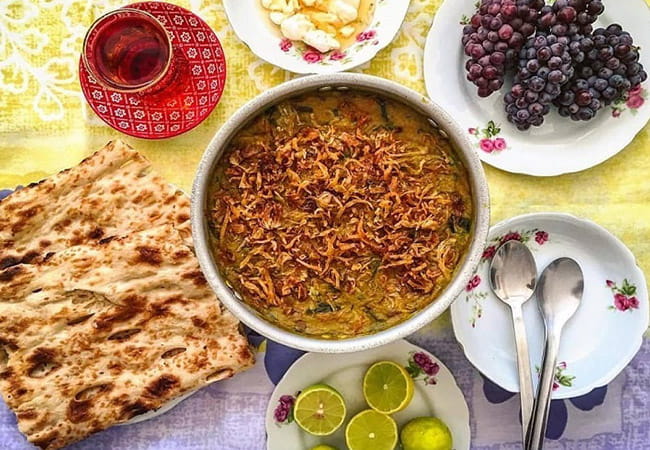 طرز تهیه آش گوشت بوشهری